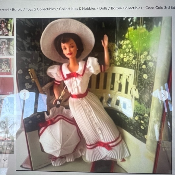 Barbie Collectibles - Coca Cola
3rd Edition - Summer Daydreams - 1997 - Picture 5 of 11